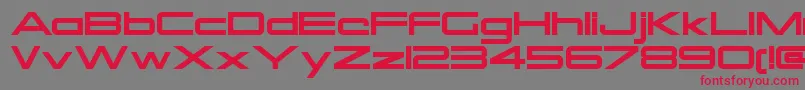 OtomoRegular Font – Red Fonts on Gray Background