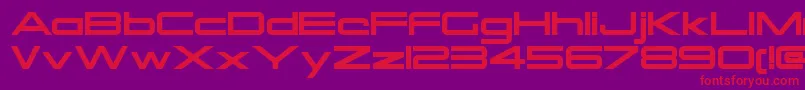 OtomoRegular Font – Red Fonts on Purple Background