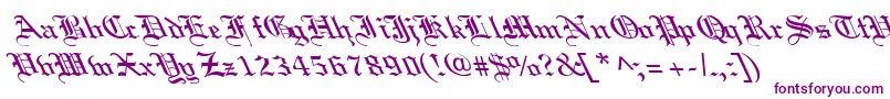OldEnglishLefty Font – Purple Fonts