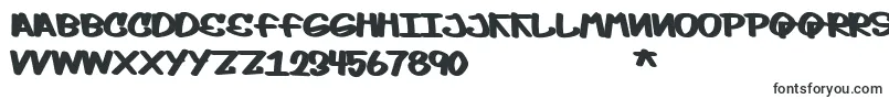 Czcionka Moptop – pogrubione fonty