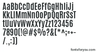 AntonioBold font – vertical Fonts