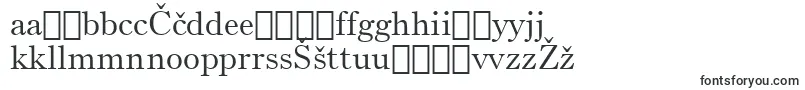 BruceOldStyleBt-Schriftart – litauische Schriften