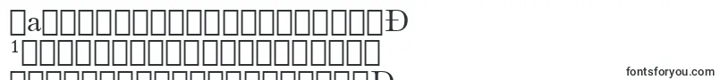 BruceOldStyleBt-Schriftart – kirgisische Schriften