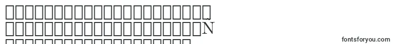 BruceOldStyleBt-Schriftart – serbische Schriften