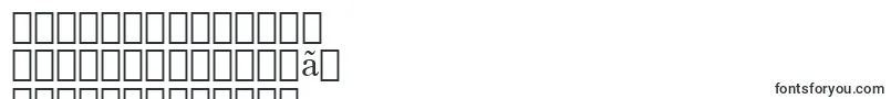 BruceOldStyleBt-Schriftart – koreanische Schriften