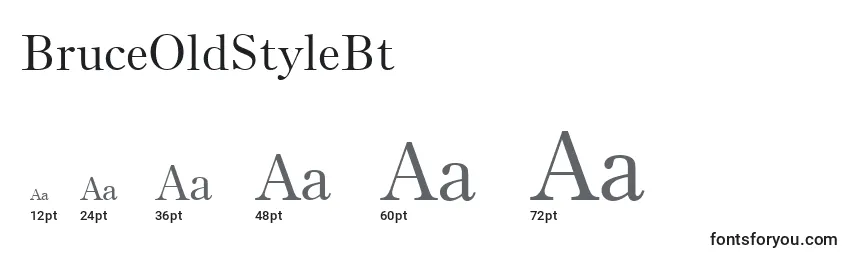 BruceOldStyleBt Font Sizes