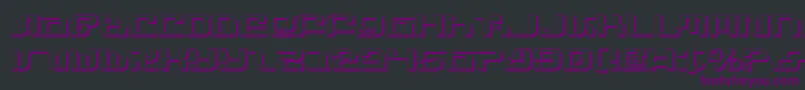 InfinityFormulaShadow Font – Purple Fonts on Black Background