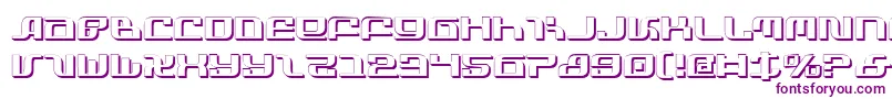 フォントInfinityFormulaShadow – 紫色のフォント