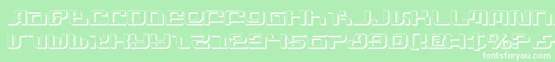InfinityFormulaShadow Font – White Fonts on Green Background
