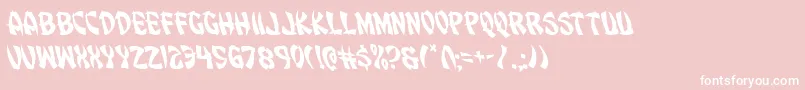 More about Eggrollleft Font Eggrollleft Font – White Fonts on Pink Background