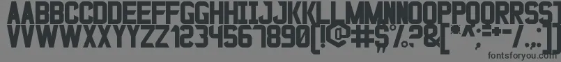 BladeGunner2049St Font – Black Fonts on Gray Background