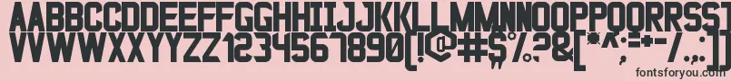 BladeGunner2049St Font – Black Fonts on Pink Background