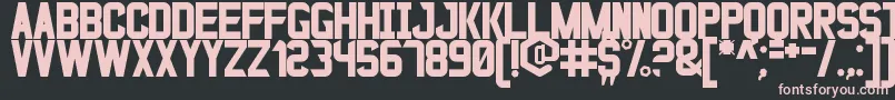 BladeGunner2049St Font – Pink Fonts on Black Background