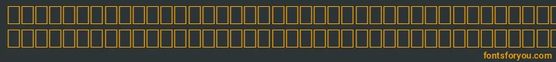 Fonte WpMultinationalbCourier – fontes laranjas em um fundo preto