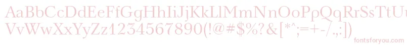 Nevac Font – Pink Fonts on White Background