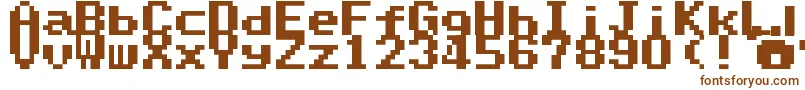 SuperMarioWorldTextBox Font – Brown Fonts