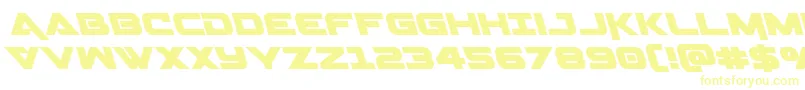 Geminaleft Font – Yellow Fonts on White Background