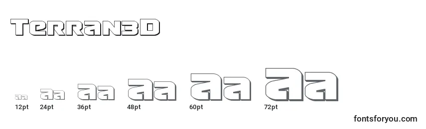 Terran3D Font Sizes