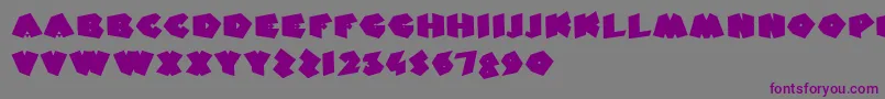 FatFantasy Font – Purple Fonts on Gray Background