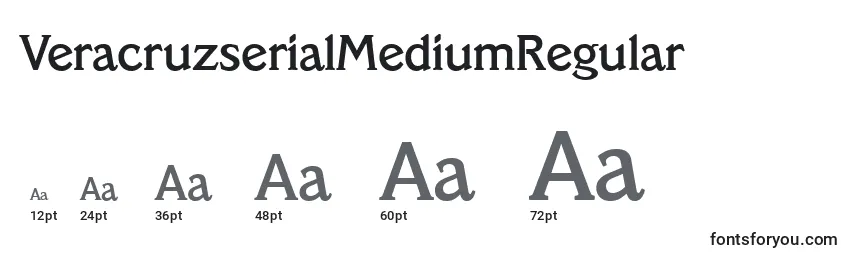 VeracruzserialMediumRegular Font Sizes