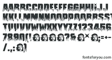 Guevara font – hot Fonts