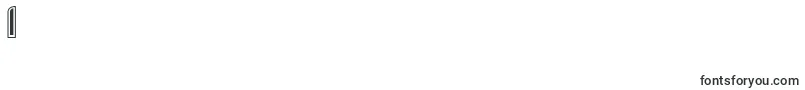 SlidfisKittlande Font – Fonts for Digit 1