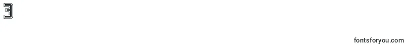SlidfisKittlande Font – Fonts for Digit 3