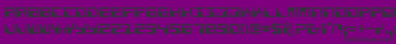 Phaser Font – Black Fonts on Purple Background