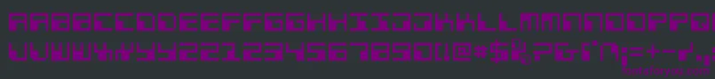 Шрифт Phaser – фиолетовые шрифты на чёрном фоне
