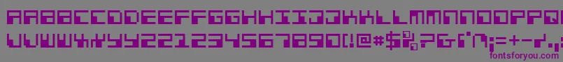 Шрифт Phaser – фиолетовые шрифты на сером фоне