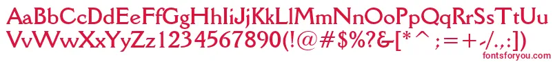 DellaRobbiaBoldBt Font – Red Fonts