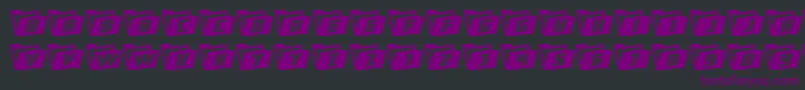 Eyesonlywavy3 Font – Purple Fonts on Black Background