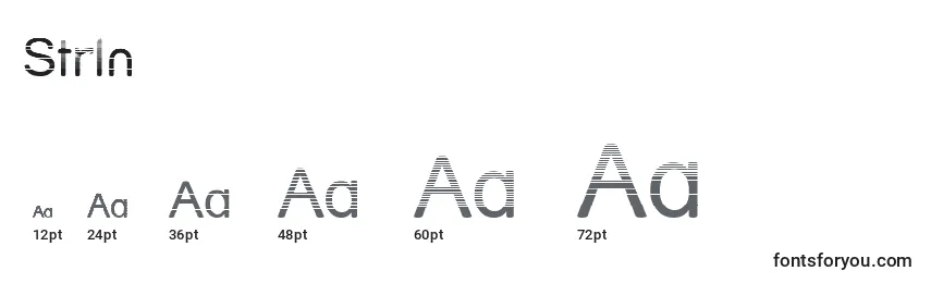 Strln Font Sizes