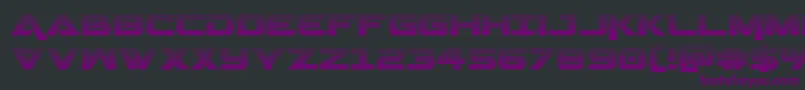 Geminagrad Font – Purple Fonts on Black Background