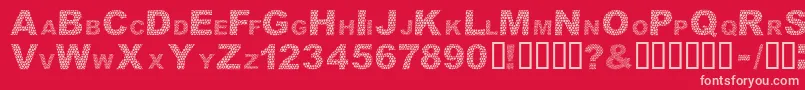 DarkSkin Font – Pink Fonts on Red Background