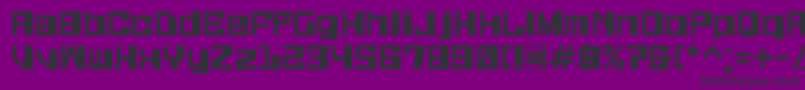 Galaxymonkey Font – Black Fonts on Purple Background