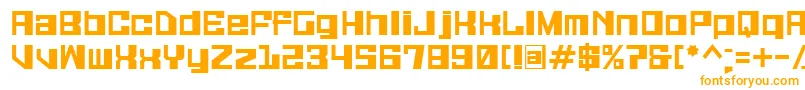 Шрифт Galaxymonkey – оранжевые шрифты