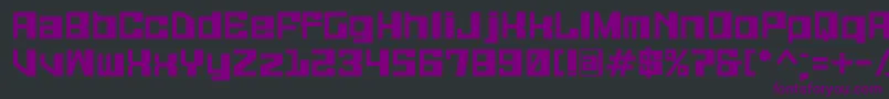 Шрифт Galaxymonkey – фиолетовые шрифты на чёрном фоне