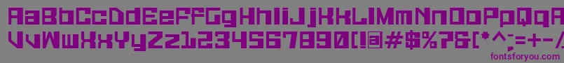 Шрифт Galaxymonkey – фиолетовые шрифты на сером фоне