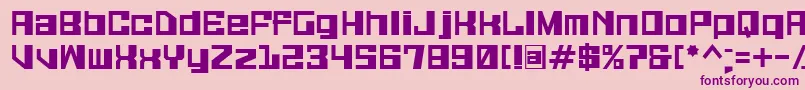 Galaxymonkey Font – Purple Fonts on Pink Background