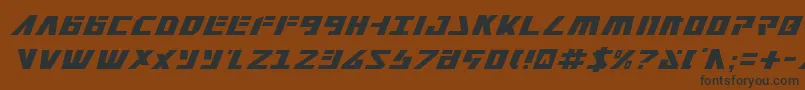 Falconv2i Font – Black Fonts on Brown Background