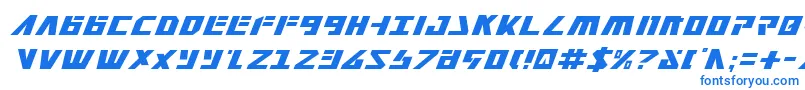 Falconv2i-Schriftart – Blaue Schriften