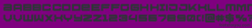 Ussdallasbold Font – Black Fonts on Purple Background