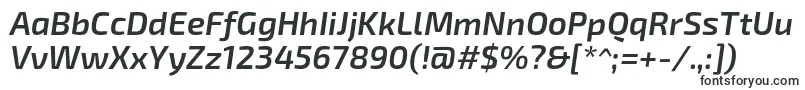 Exo2Semibolditalic Font – Lowercase Fonts