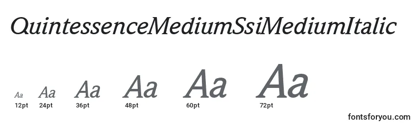 QuintessenceMediumSsiMediumItalic Font Sizes