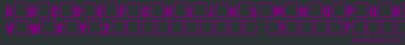 Crackfir Font – Purple Fonts on Black Background