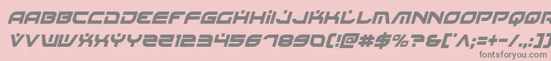 Battlefieldv4condital Font – Gray Fonts on Pink Background