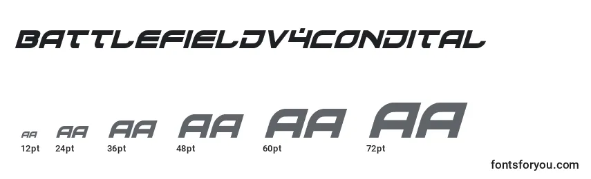 Battlefieldv4condital Font Sizes