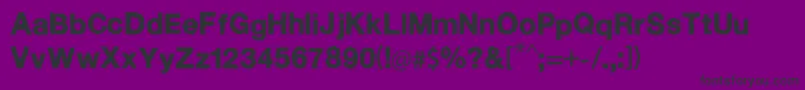 Шрифт DiffuseAway – чёрные шрифты на фиолетовом фоне