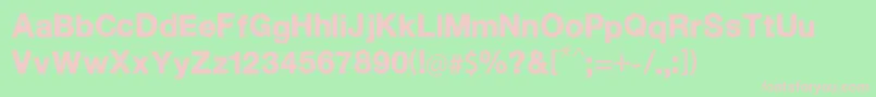 DiffuseAway Font – Pink Fonts on Green Background